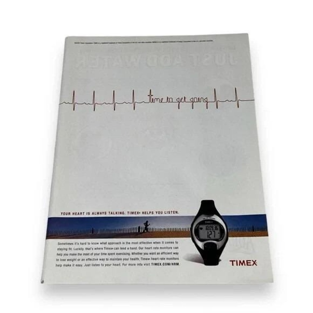2006 Timex Time to Get Going Original Vintage Print Ad